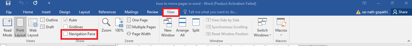 move a photo position in word for mac